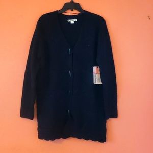 New Ruff Hewn black knit sweater